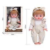 Samlok Toy Lifestyle Unisex 32,5 CM 13 Pouces Poupée Bébé Reborn Réaliste Ronde et Câline en Caoutchouc, Jouet Doux, Modèle Gonflable 1:10