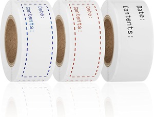 Durable Food Grade <strong>Labels</strong> - <strong>Water</strong>/Oil Proof <strong>Adhesive</strong> <strong>for</strong> Long-Term Freezer &amp; Fridge Storage
