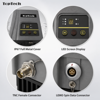 Toptech TRU35 Haute Puissance 30W Radio Externe Personnalisée ODM OEM LoRa Datalink Récepteur GNSS RTK Station de Base pour Levés Topographiques IP67