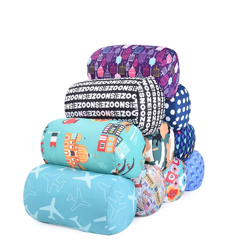 Factory Wholesale Tube Cushion Micro-beads Office Nap Cushion Back Support Travel Neck Pillow