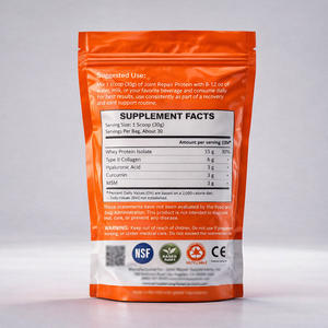 Poudre Protéinée Premium pour la Réparation Articulaire, Mélange Acide Hyaluronique et <span class=keywords><strong>Whey</strong></span>, Personnalisable OEM ODM, Certifiée NSF ISO, Végétalienne, Casher, Halal - Product Image 3