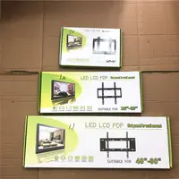 Staffa universale per montaggio a parete TV telaio TV per Monitor LED LCD da 12-43 pollici supporto per TV HDTV al Plasma a schermo piatto