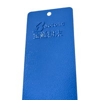 Peinture en poudre époxy bleue anti-rides résistante à la chaleur pour surfaces métalliques et appareils électroménagers