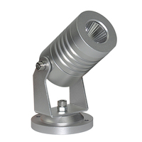 Projecteur LED COB extérieur IP65 de haute qualité 5W 3500K blanc chaud en aluminium anodisé, angle de faisceau 24°, pour aménagement paysager, jardin, pelouse, à piquet, DC/AC