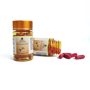 30เม็ดต่อขวดผลิตภัณฑ์ดูแลผู้ใหญ่ Cordyceps sinensis และแคปซูลเห็ดหลินจือ - Product Image 2