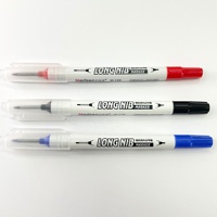 Vente directe usine – Marqueurs permanents à tête longue de 2 mm, stylo pour trous profonds, pointe ronde, pointe pinceau, pointe longue, pour presque toutes les surfaces