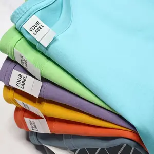 新しいデザイン卸売カスタム綿100% ハイストリート特大Tシャツスクリーンプリント刺EmbroideryヴィンテージメンズTシャツ