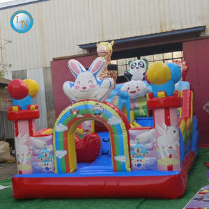 Hochwertige kommerzielle aufblasbare Bounce <span class=keywords><strong>Slide</strong></span> Combo wasserdichte springende Burg maßge schneiderte Bounce House für Kinder zum Verkauf - Product Image 3