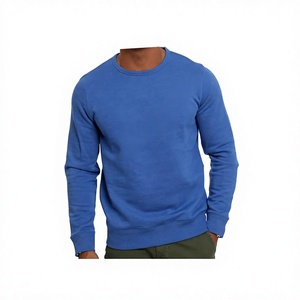 Sudaderas de Jersey de manga larga azul Diseño liso para la temporada de invierno - Product Image 1
