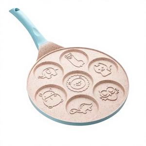 กระทะอลูมิเนียมเคลือบสารกันติด ลายการ์ตูนสัตว์เจ็ดรู สำหรับเตาแก๊ส รุ่น DY-1588 ป้องกันการติดกระทะ รักษาสิ่งแวดล้อม - Product Image 1