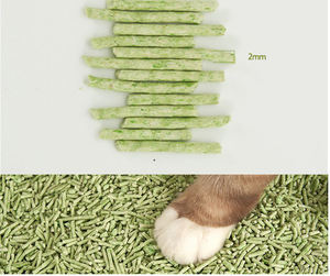 Umwelt freundliche reine Tofu Katzenstreu natürliche spülbare Original Sand Garten bedarf - Product Image 2