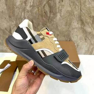 여성 디자이너 테니스 러닝화 럭셔리 편안한 부드러운 정품 가죽 메쉬 안감 미끄럼 방지 유행 화이트 블랙 - Product Image 5