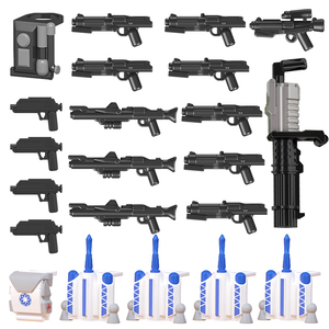 Blocs WM Space Wars Clone Trooper Droids AT-RT Minifigs Ensembles de blocs de construction Jouets pour enfants WM6127 6128 6126 - Product Image 2