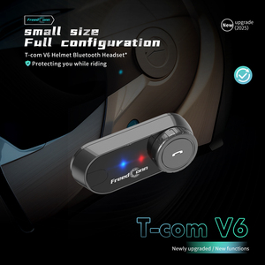 Casque Bluetooth FreedConn <span class=keywords><strong>Tcom</strong></span> V6 pour moto avec sortie stéréo et qualité sonore plus riche - Product Image 3