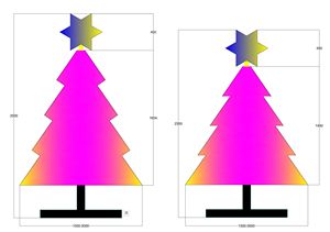 Pantalla LED con Forma de Árbol de Navidad a Todo Color, Forma Personalizada, Alto Brillo para Interiores, Garantía de 5 Años, Decoración Navideña - Product Image 3