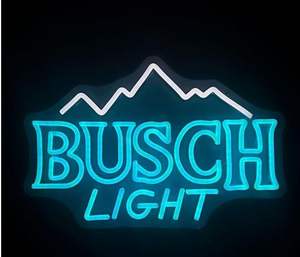 Enseigne néon Busch Light - Enseigne néon LED Busch personnalisée pour bar, pub et cadeau de fête - Enseigne néon lumineuse et durable - Product Image 6