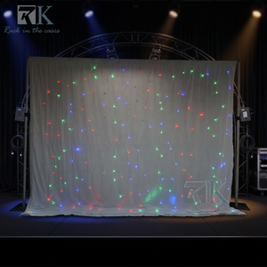 Aluminum Pipe Kit with LED Light Sets Curtain Hotel Banquet <b>Backdrop</b> <b>Stand</b> - Product Image 1