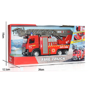 Juguetes para niños Simulación Camión <span class=keywords><strong>de</strong></span> bomberos Juguete Coche Ingeniero Vehículo Camión con escalera y función <span class=keywords><strong>de</strong></span> rociado <span class=keywords><strong>de</strong></span> <span class=keywords><strong>agua</strong></span> Juguete modelo para niños - Product Image 3