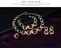 Parure de bijoux de mariage vintage populaire en alliage, quatre pièces, exquise et élégante : collier, boucles d'oreilles, bague et bracelet