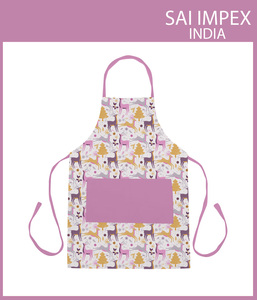 High Quality 100% Cotton <b>Apron</b> Custom Printed Design Durable Washable Sustainable Anti- Adjustable Strap Home Textile - Product Image 5
