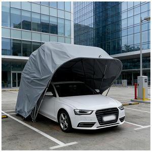 Toldos plegables manuales Galvanized Garage Outdoor PVC Carport Canopy - Product Image 3