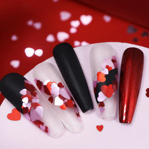 Suministros <span class=keywords><strong>de</strong></span> <span class=keywords><strong>uñas</strong></span> <span class=keywords><strong>de</strong></span> <span class=keywords><strong>San</strong></span> <span class=keywords><strong>Valentín</strong></span> Parche <span class=keywords><strong>de</strong></span> lentejuelas <span class=keywords><strong>de</strong></span> corazón rojo y rosa Efecto metálico Lentejuelas <span class=keywords><strong>de</strong></span> corazón Decoración <span class=keywords><strong>de</strong></span> <span class=keywords><strong>uñas</strong></span> - Product Image 2