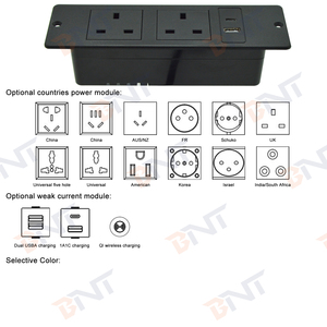 Enchufe oculto para muebles, enchufe del Unido Reino, tira <span class=keywords><strong>de</strong></span> alimentación, diseño oculto para Hotel, escritorio, sofá, hogar, oficina - Product Image 4