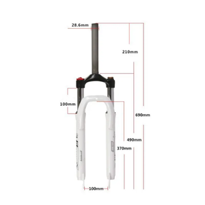 <span class=keywords><strong>Horquilla</strong></span> Delantera Rígida para Bicicleta con Freno de Disco, 20, 22, 24, 26, 27.5 Pulgadas, <span class=keywords><strong>Horquilla</strong></span> de Suspensión para Bicicleta de Montaña - Product Image 5