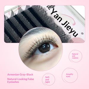 Pestañas de encaje tipo 0.07Y, curvatura BCD Baby, sin espalda visible, naturales, <span class=keywords><strong>para</strong></span> efecto de dibujos animados, curvatura Yy C/D/V - Product Image 3