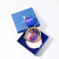 Medallas de Cristal Personalizadas de Alta Calidad 2025, Trofeo de Cristal Transparente, Medallas para Gimnasia, Fútbol, Baloncesto