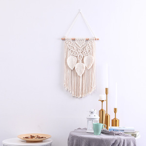 Tapiz Boho Grande de Macramé Tejido a Mano, con Borlas Decorativas, para Decoración del Hogar, Fiestas y Habitaciones - Product Image 3