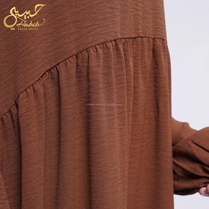 Habib listo para enviar musulmán Vestido de manga larga suelto Abaya venta al por mayor barato Abaya mujeres musulmanas vestido - Product Image 4