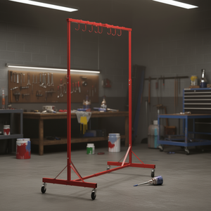 Support de peinture automobile Vector à 8 crochets, rouge, réglable, pour la peinture de pièces de carrosserie - Product Image 2