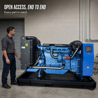Générateur diesel Baudouin 30kW 40kW 50kW 60kW 90kW 100kW silencieux triphasé CE