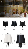 Lampe LED de table atmosphérique en forme de bouchon de bouteille pour bars, restaurants et camping en extérieur