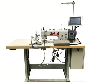 Machine à coudre industrielle automatique à point noué post-béquille à une aiguille pour la confection de chapeaux – Nouveauté - Product Image 1
