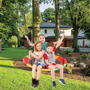 Net Tree <span class=keywords><strong>Swing</strong></span> Factory Venta al por mayor Seguro Durable Al Aire Libre Ajustable Red de araña Red Tree <span class=keywords><strong>Swing</strong></span> con mosquetones - Product Image 5