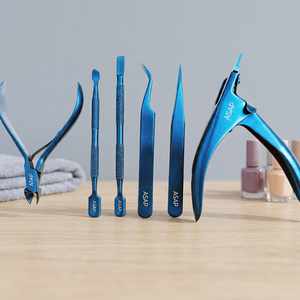 Professional Stainless Steel Manicure Pedicure <b>Nail</b> <b>Kit</b> with 6 in 1 <b>Nail</b> Clipper Cuticle Remover & Acrylic <b>Nail</b> Tip Cutter Box - Product Image 5