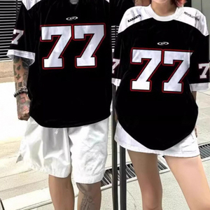 เสื้อยืดฮิปฮอปแฟชั่นแบบสั่งทำพิเศษ พิมพ์ลาย 3 มิติ แขนสั้น ผ้าตาข่าย แห้งเร็ว สปอร์ต สตรีทแวร์ลำลอง - Product Image 5