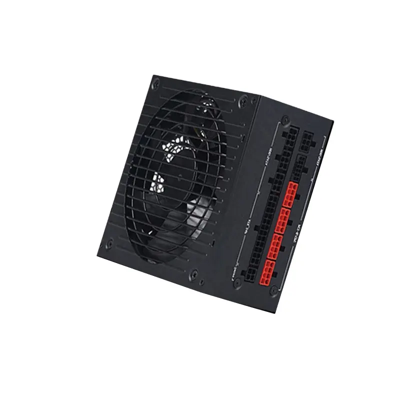 ZUMAX ATX siyah bilgisayar oyun Pc kasa 850W 14cm RGB fan bilgisayar hayranları sessiz güç kaynağı PC