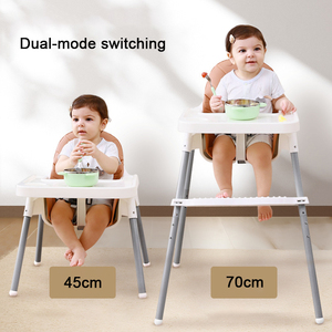 Tavoli da pranzo e sedie portatili per bambini sedie da pranzo per la casa polifunzionali seggioloni per bambini - Product Image 4