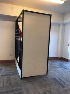 2025 nóng bán kim loại mạnh mẽ Twin trên đầy đủ giường tầng ký túc xá thép giường tầng ký túc xá đồ nội thất thép ký túc xá giường - Product Image 3