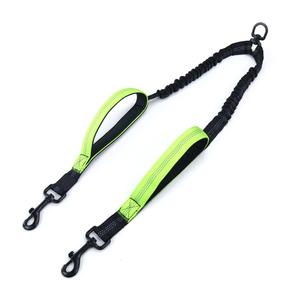 Correa Doble para Perros de Alta Resistencia con Acoplador de Cintura de Nailon, Sin Enredos, Manos Libres, para 2 Perros, para Senderismo y Correr - Product Image 3