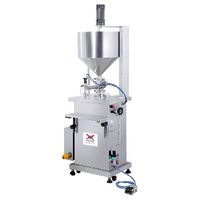 Machine de remplissage de liquide cosmétique semi-automatique pour pâte crème liquide visqueux shampooing détergent boisson avec emballage en plastique