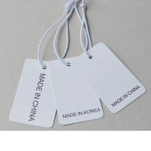 Étiquettes suspendues pour vêtements avec cordons, étiquettes de mode personnalisées, étiquettes suspendues pour vêtements - Product Image 1