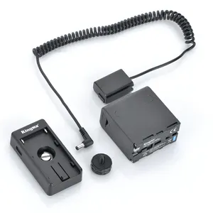 KingMa Portable NP-FW50 Dummy Batterie avec NP-F980D Batterie Adaptateur Plaque à NP-FW50 Dummy Batterie Système D'alimentation pour <span class=keywords><strong>Sony</strong></span> A7 - Product Image 1