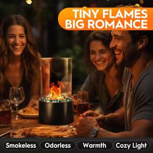 Accessoires personnalisés Cheminée de table ronde <span class=keywords><strong>Bio</strong></span> Ethanols Cheminée d'intérieur - Product Image 2