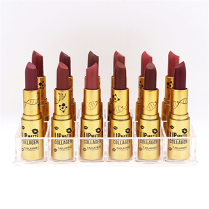 L135 Vegan Beauty Collagène Rouge à lèvres longue durée 24 heures Rouge à lèvres naturel unique Facile à colorer Rouge à lèvres mat hydratant - Product Image 6