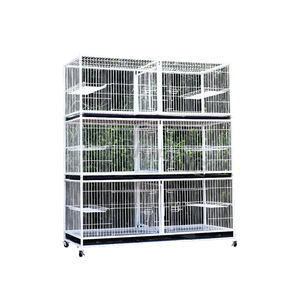 Cage galvanisée multi-usage à 3 couches cage intérieure pour animaux de compagnie niche pour chats cage multicouche en métal pour furets shenzhen - Product Image 2