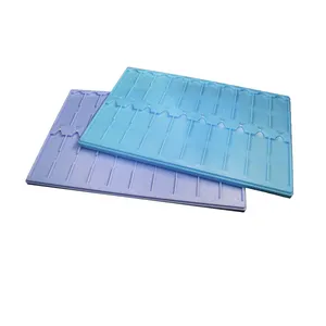 Plastic prepared microscope slide tray